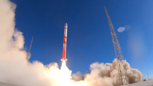 Запуск космической ракеты в Китае